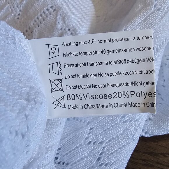 NWT! Coofandy Knit Short Sleeve Botton Up Polo Shirt, L, White - Picture 6 of 7